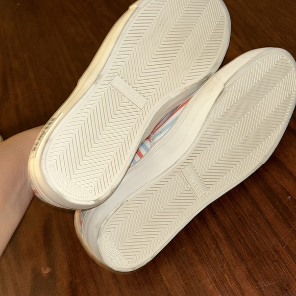 SeaVees Stripe white, blue & red slip on shoes size 8.5 - Picture 7 of 8